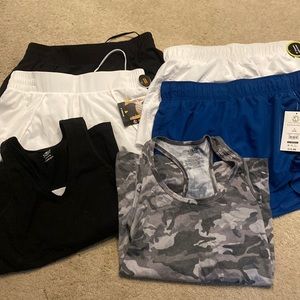 Brand new Size Small womens shorts and tanks workout gear